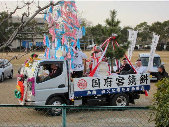 パレードは、祖父江町内を巡ります。