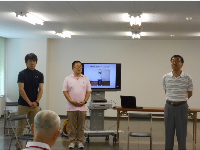 所長から佐野先生と野田先生が紹介されました。