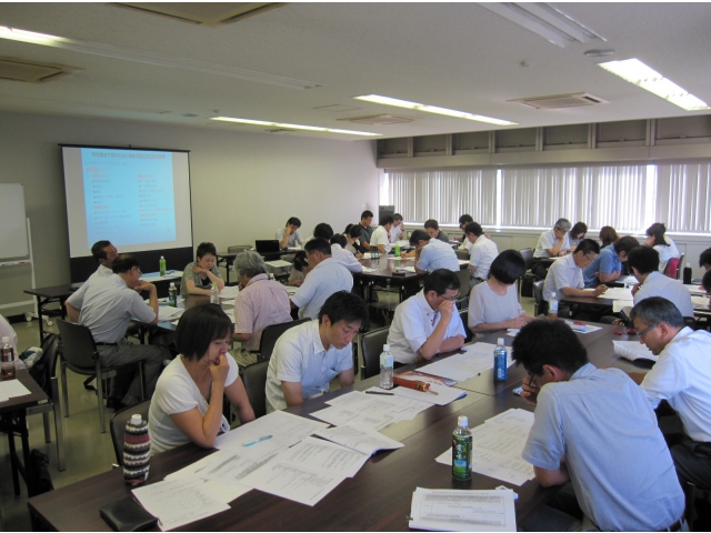 実際の事故事例に基づく
グループワークを実施