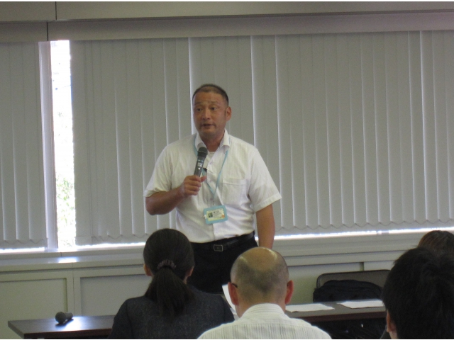 後半はあすわひのきケアプランセンターの下鶴氏が熱い思いを話してくださいました