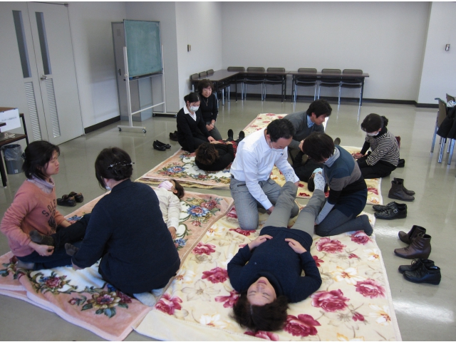 ペアになっての実技も実施しました