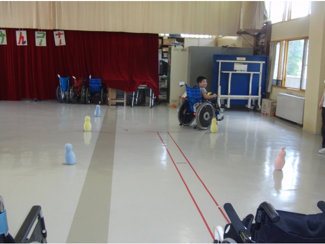 電動車椅子、試乗体験中！