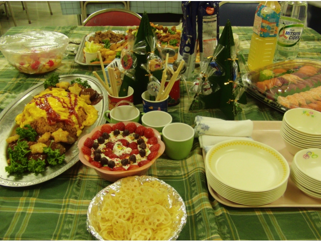 豪華なメニューに歓声が上がりました！！