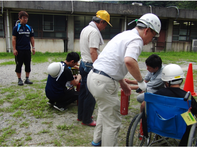 しっかり消火できました！