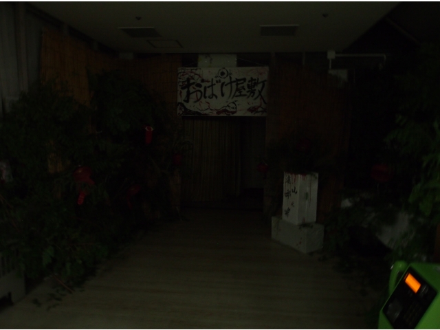 入口　暗い……足元に注意を……。