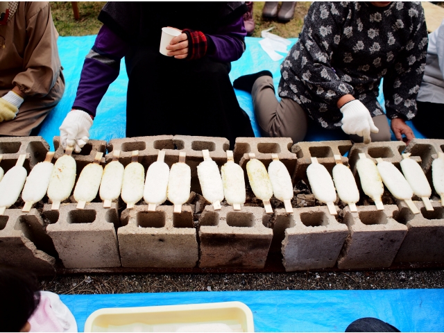 焼けるといい匂い。