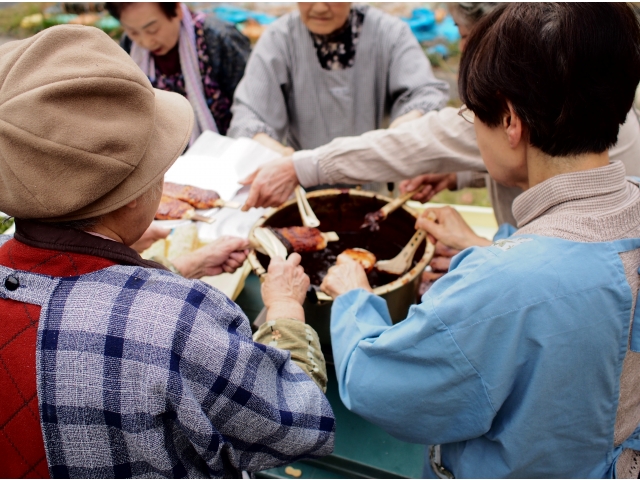 みそ味。こちらも手作りです。
