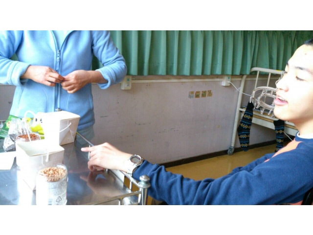 種まきの様子です