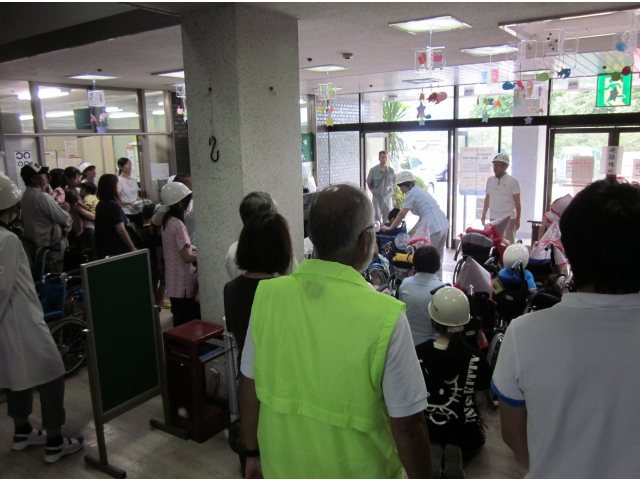 避難完了(^_^)！