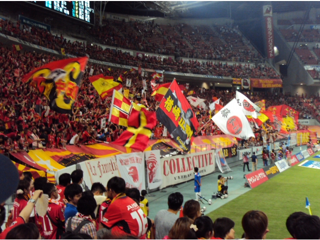 豊田スタジアム。
憧れの選手が生で…