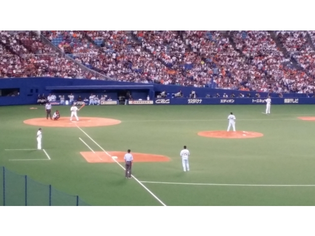 ホームランが出ますように！
