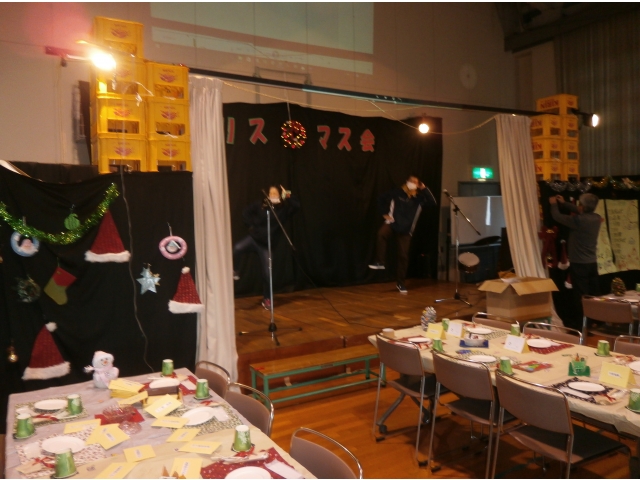 会場と、舞台です☆