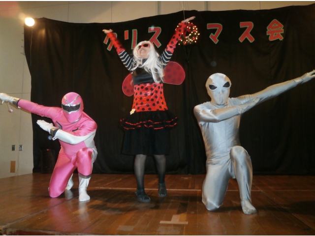 分校職員のショー☆彡決まってます（8分音符）