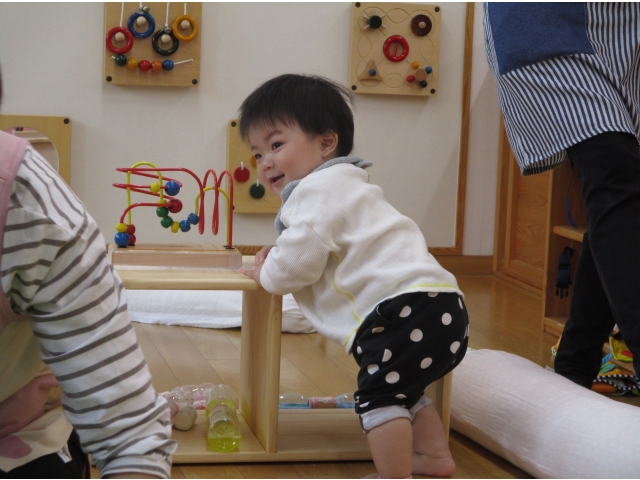 立てるよ～！見てみて～