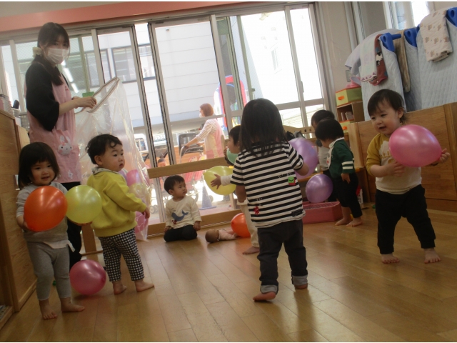 風船たくさあるね～