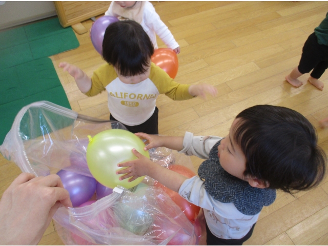 最後はお片付けするよ～！