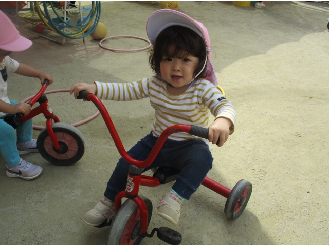 三輪車かっこいいでしょ～！