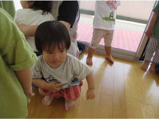 僕もポーズできるよ！みて！