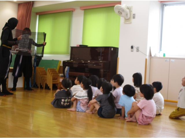 さあ、年長さんだけの秘密の修行