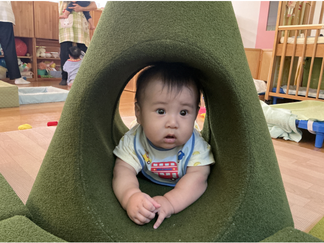 トンネルの中からこんにちは！