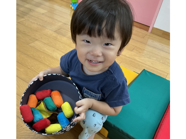 たくさん集めて嬉しいそうです♪