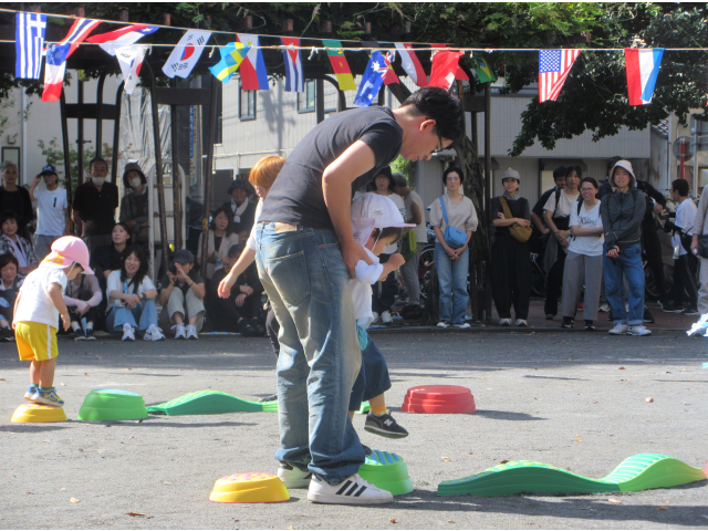 お父さんと頑張るぞ！
