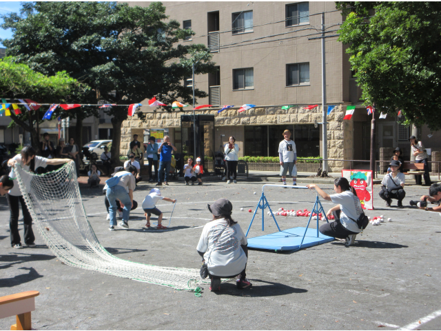 年長さんの障害物競走みたい！