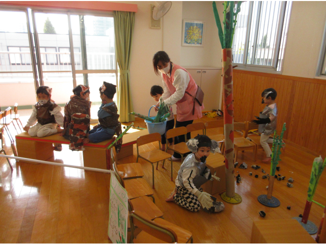 巧技台で動きを見せてます！