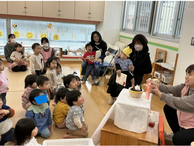 お餅焼けたかな？