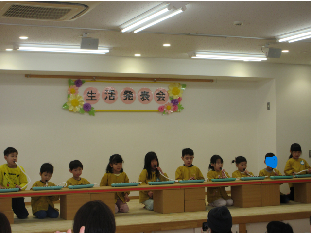 5歳児ピアニカ演奏「メリーさんのひつじ」