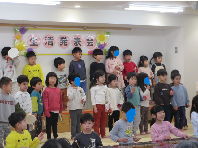 3～5歳児器楽合奏「夢をかなえてドラえもん」