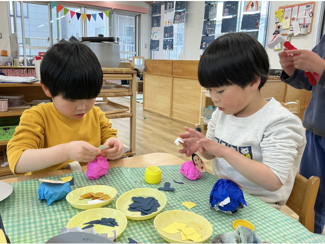 顔はどの位置～？