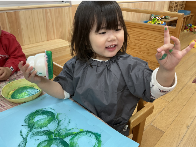 手についた～♪