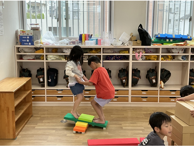 バランスとって～たのしいな♪