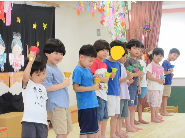５歳児ばら組さんミュージックベル「きらきら星」