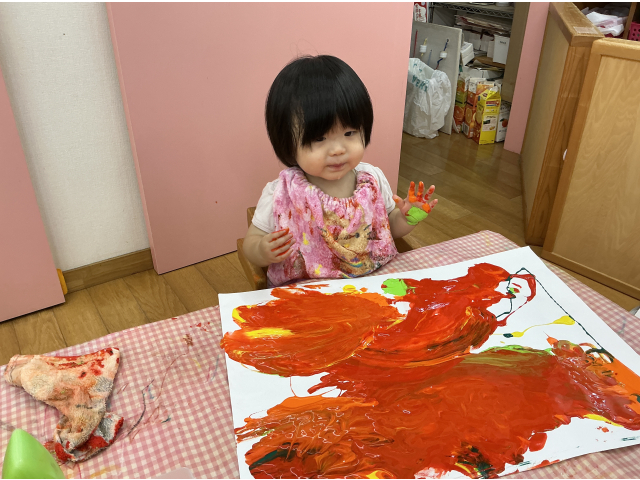 絵の具気持ちいいね