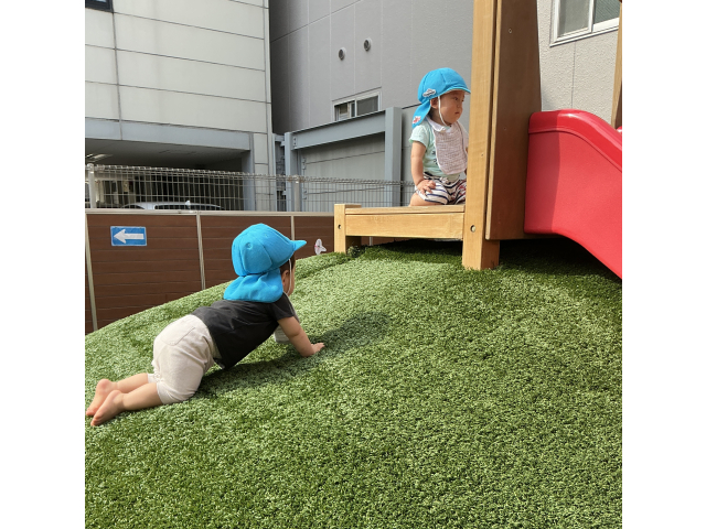 芝山の上まで登れたよ
