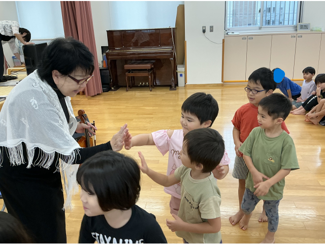 最後にハイタッチもしてもらったよ☆
