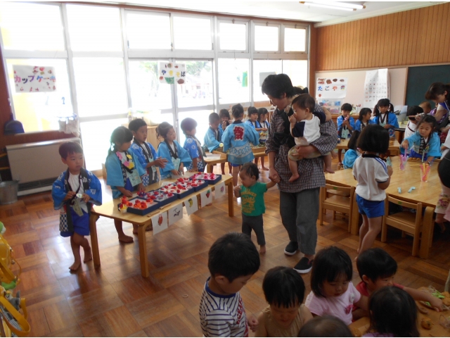 ひよこ組さんも雰囲気を
味わってます♡