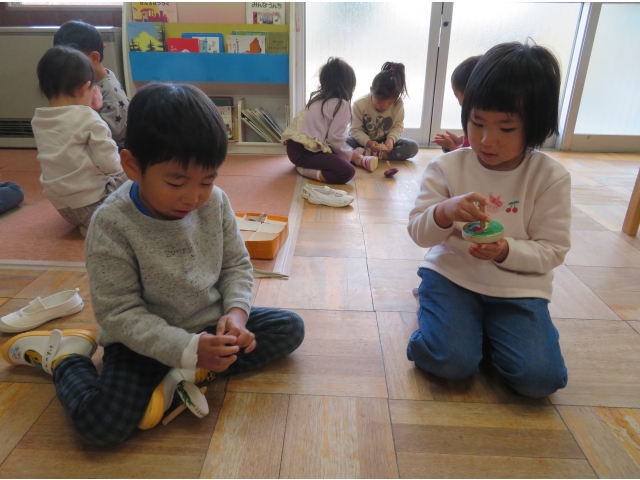 自分のこまを紹介していました