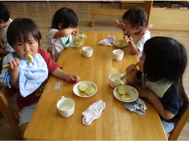 シロップが甘くておいしいね♡