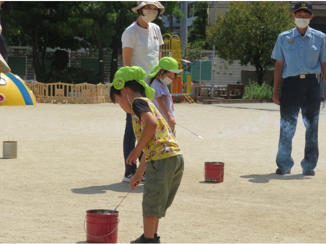 上手く火が付くかな？