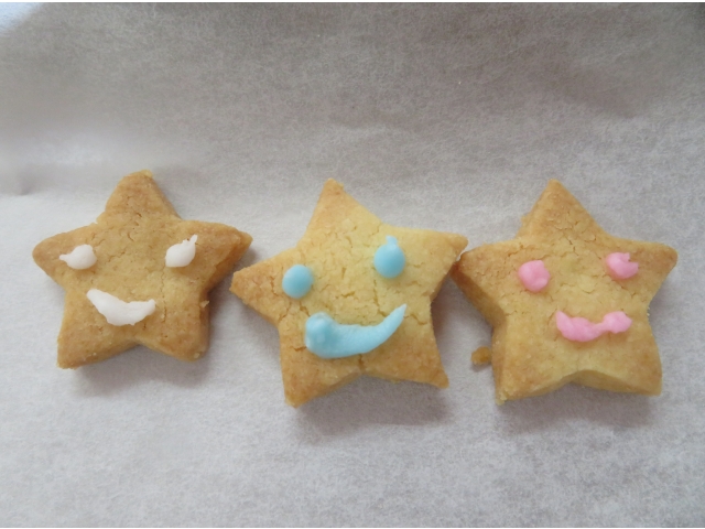 　短冊クッキーの他にも、お星さまクッキーもありました☆