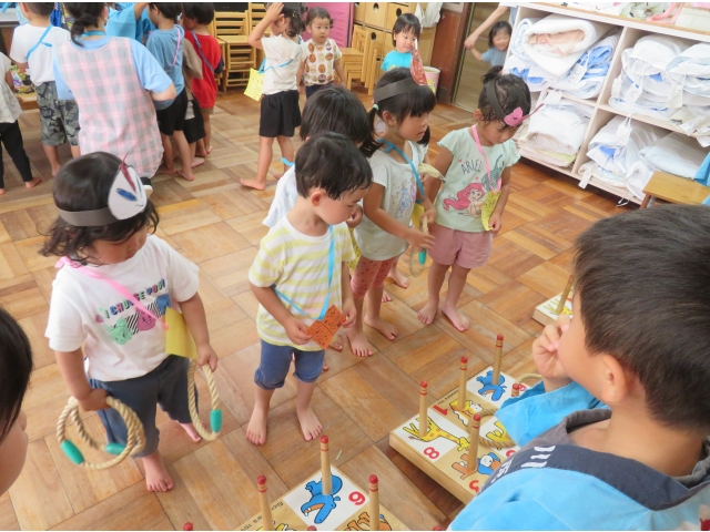 ねらいを定めて…