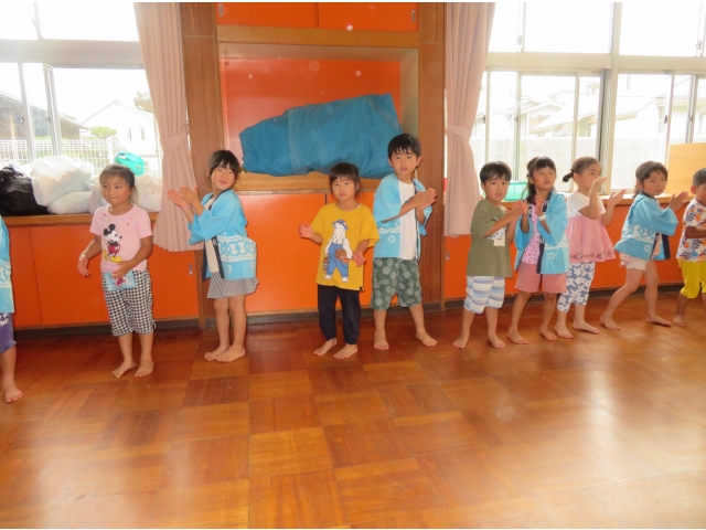 リズムに合わせて♬