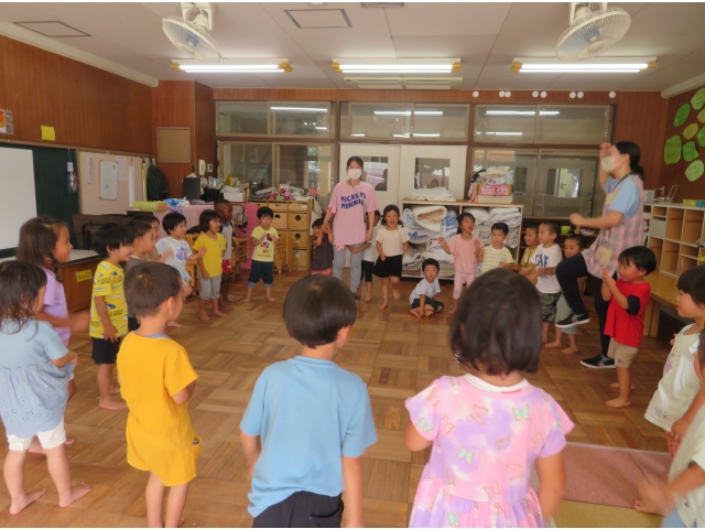 3歳児クラスも盛り上がります♪