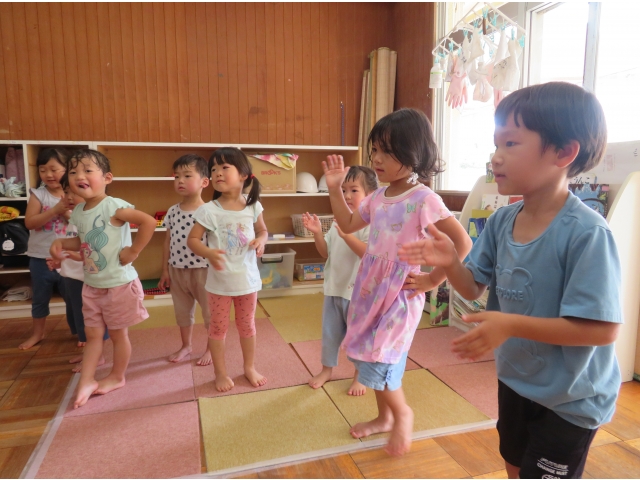 曲に合わせて♬