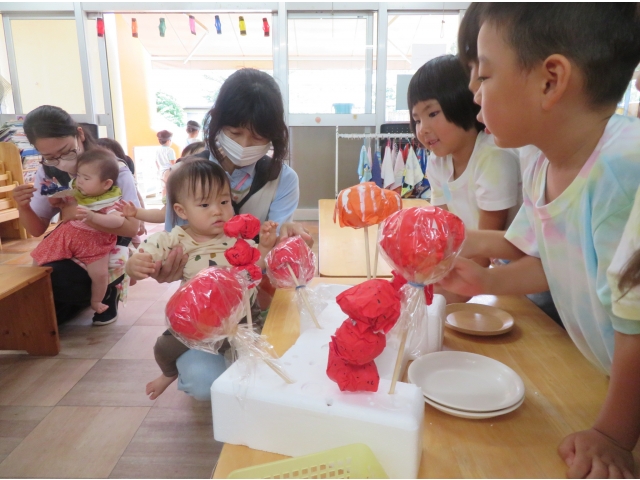 小さなお客さんです♡