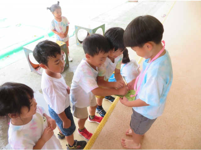 ぞう組のお友だちが見守ってくれてます♡