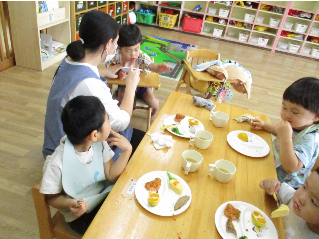 おべんとうバス可愛くておいしいよ♪